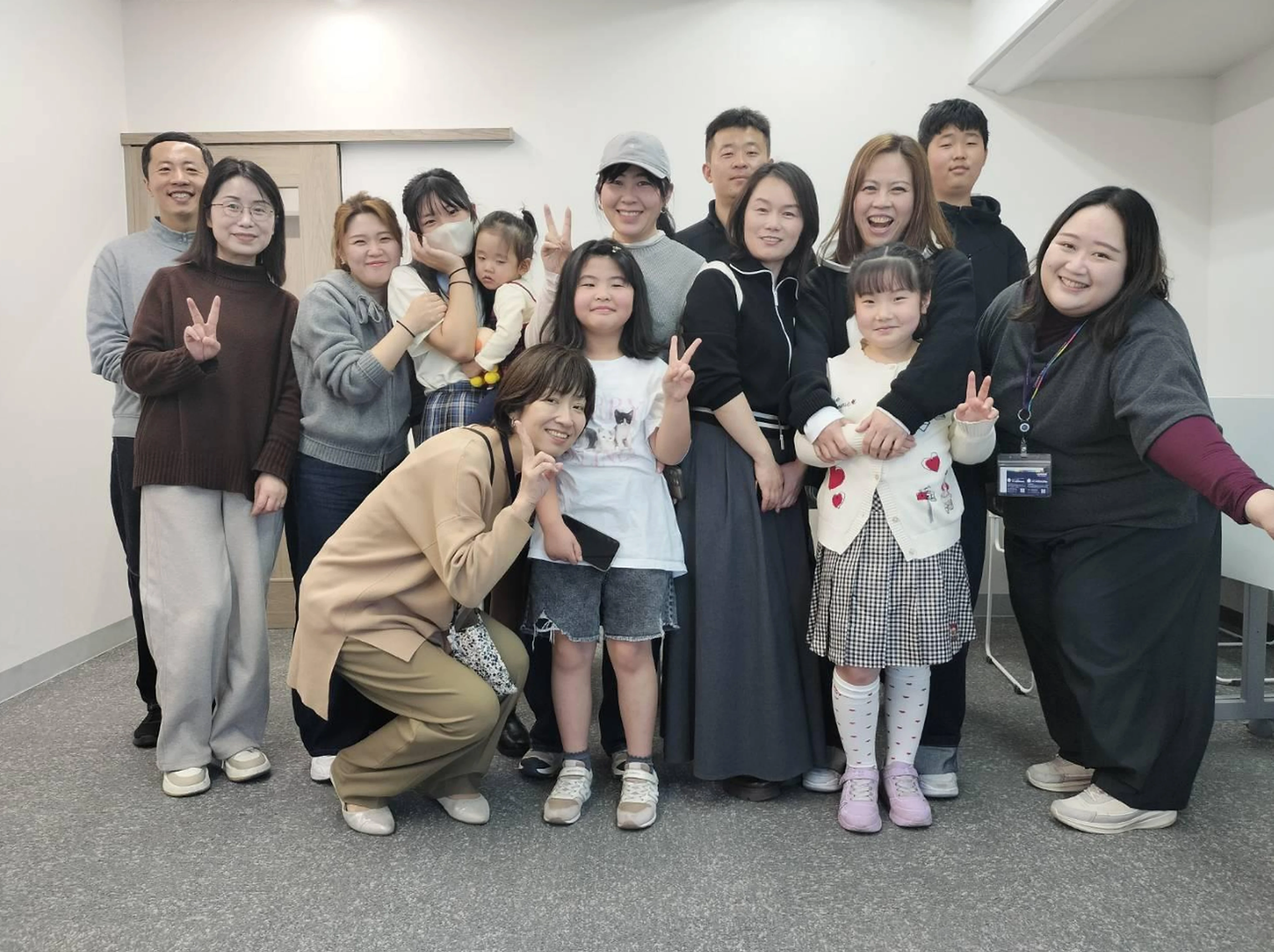 家族と来日した学習者